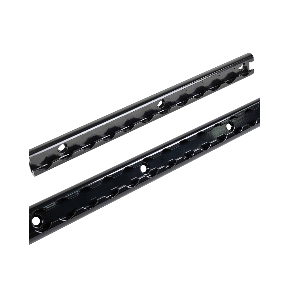 72英寸黑色阳极氧化处理铝制L型轨道