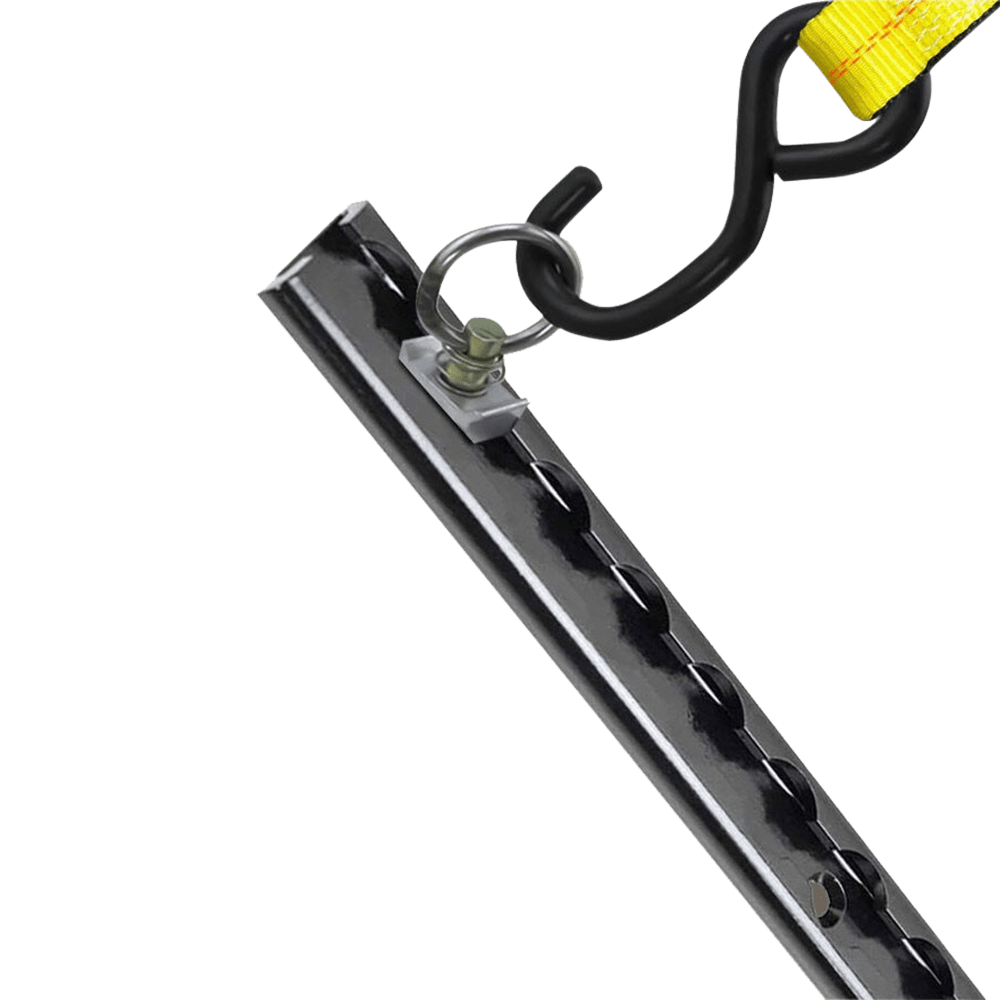 72英寸黑色阳极氧化处理铝制L型轨道