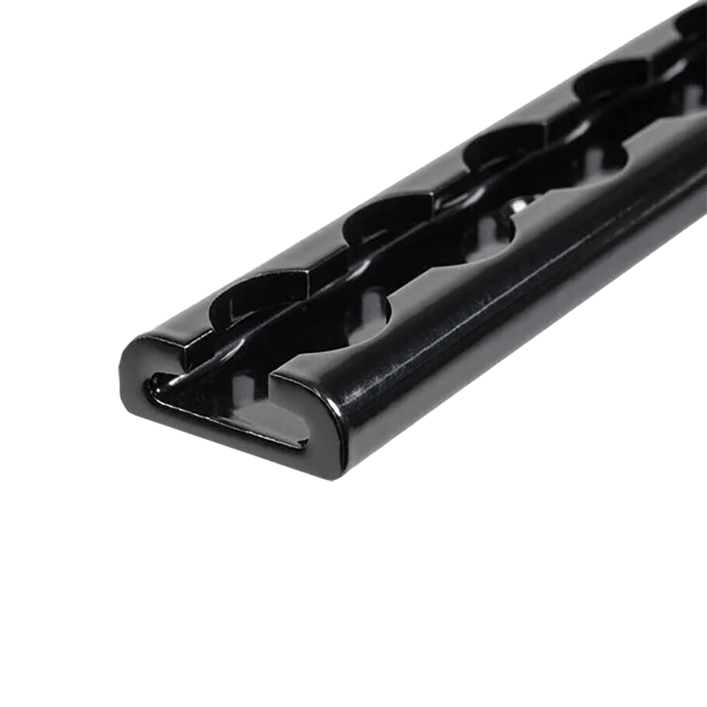 72英寸黑色阳极氧化处理铝制L型轨道